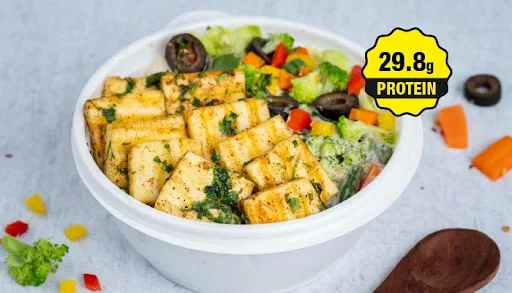 Grilled Paneer and Veggies Salad bowl