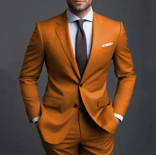 Business Casual Herren Anzug Zweiteiler Der perfekte Anzug für Geschäft und Freizeit. Stilvolles Outfit für einen professionellen Auftritt. Bequem und modern