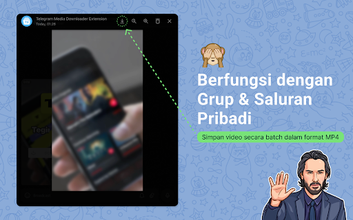 TeleStream Saver – Pengunduh Media Privat Telegram