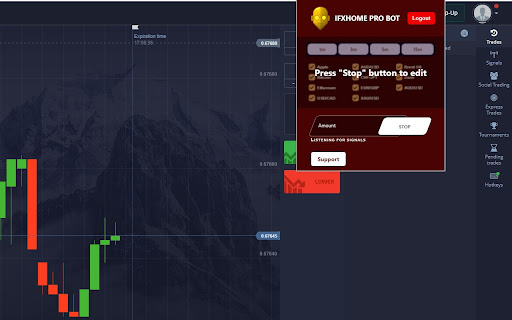 PocketOption - VIP BOT - IFXHOME Trader