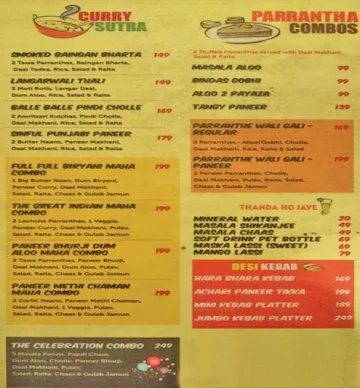 Mast Kalandar menu 