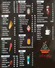 Cafe Crafted menu 1