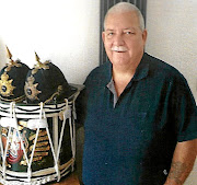 Mick  Woodfield  hopes to sell  his  Zulu artefacts for £50,000.