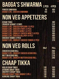 Mr. Sher Bagga menu 2