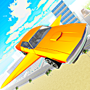 Flying Car Futuristic Simulator Free Pilot Driving  Icon