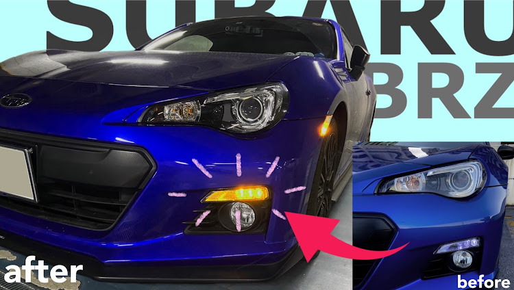 BRZのBRZ・ウィポジ化・ウインカー・DIY・電子工作に関するカスタム事例の投稿画像1枚目