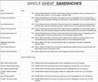 Fitness First menu 1