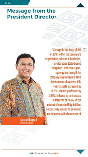 BNI Sustainability Report 2016