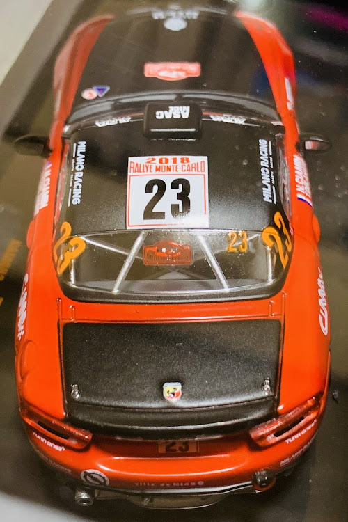 124スパイダーのS2000・AP1・アバルト・124・スパイダー・1/43モデル・模型・ダイキャスト・124 RGT #23 Rallye Monte-Carlo 2018・後出し124スパイダー…アレは良い物だに関するカスタム事例の投稿画像3枚目