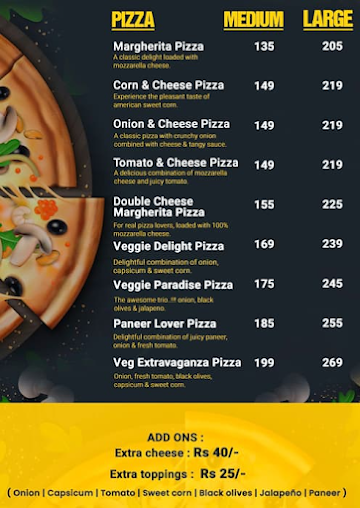 Hungry Hippo menu 