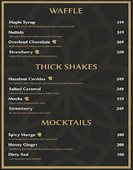 Indulgence menu 3