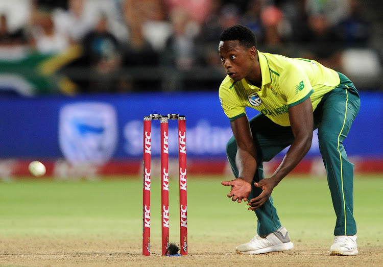 Kagiso Rabada is being treated with caution to get him fully fit before the start of the Cricket World Cup in England.