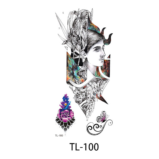 Title 4, Flower Totem Tattoo Stickerphabet tattoo sticke...