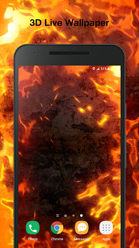 Screenshot Fire Edges Live Wallpaper