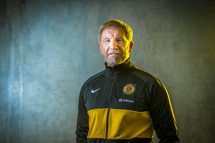 Stuart Baxter won two league and cup doubles as Kaizer Chiefs coach in his previous three seasons.