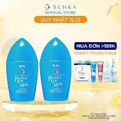 [Tiết Kiệm Hơn] Bộ 02 Kem Chống Nắng Dạng Sữa Senka Perfect Uv Milk 40Ml