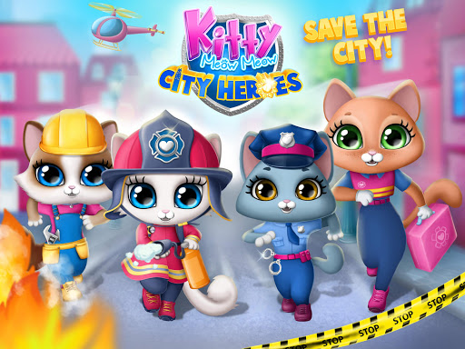 Kitty Meow Meow City Heroes - Cats to the Rescue!