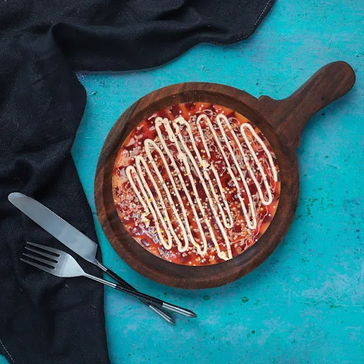 Strawberry Cream Cheese Waffle Pizza