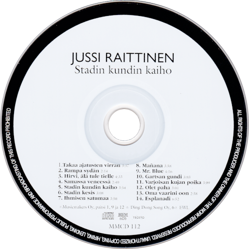 Stadin kundin kaiho CD