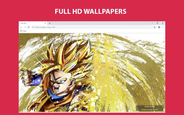 Dragon Ball Fighter Z Wallpapers and New Tab