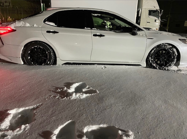 カムリの雪・冬ですね・カムリに関するカスタム事例の投稿画像1枚目