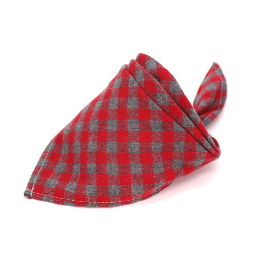 Title 15, Cotton flannel baby plaid triangle scarf, soft ...