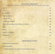 Maai Restaurant - The Beacon Hotel menu 1