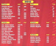 Bombay Chicken Corner menu 1