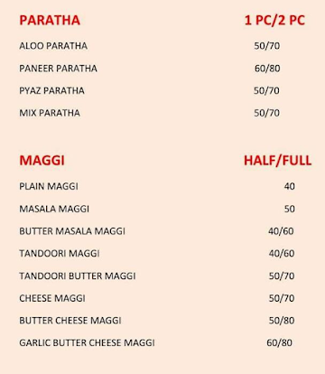 Chauhan Fast Food menu 