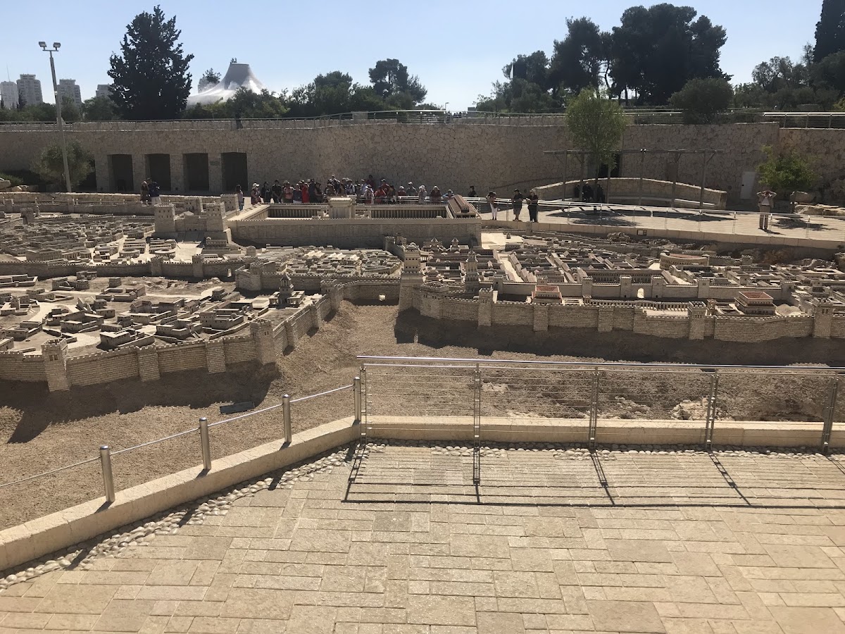 Model (on right) of Herod's Palace and Praetorium