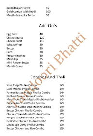 Tandoori Bhatti menu 7