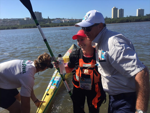 First Lady in for the FNB Dusi, Abby Solms