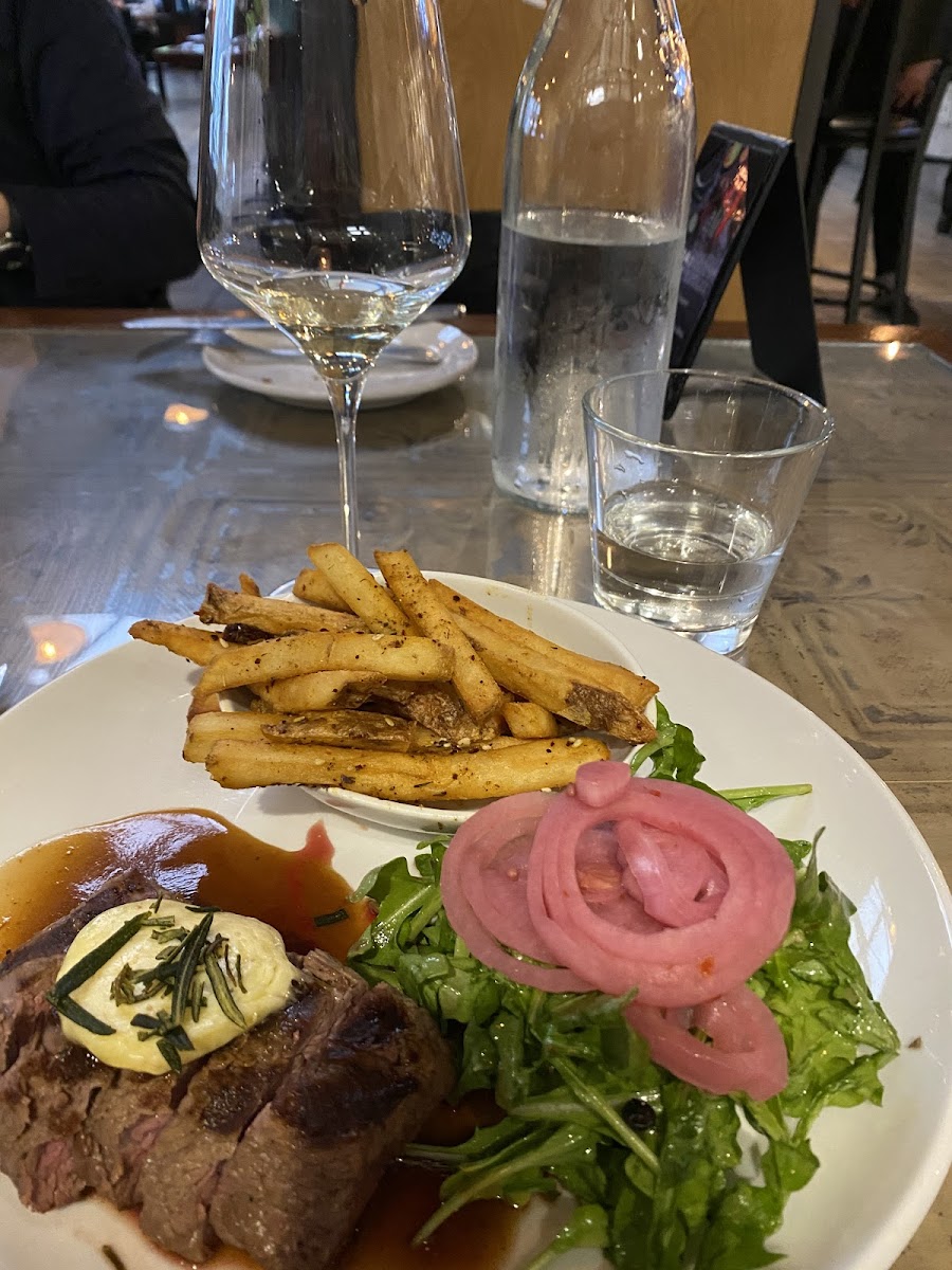 Petite filet and fries