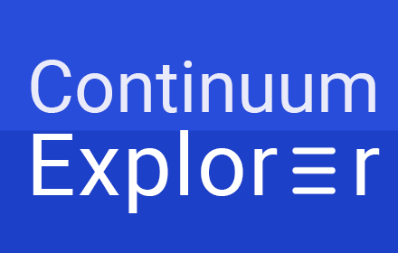 Continuum Explorer chrome extension