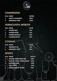 The Cork Restro Bar menu 1