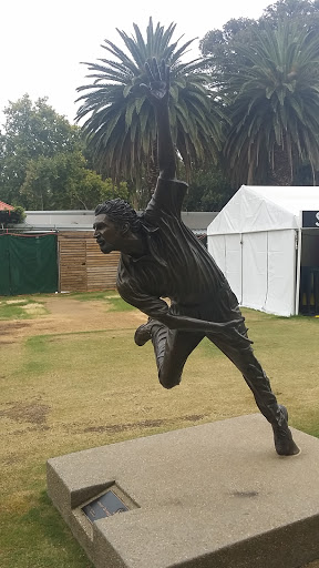 Jason Gillespie Bowler Statue