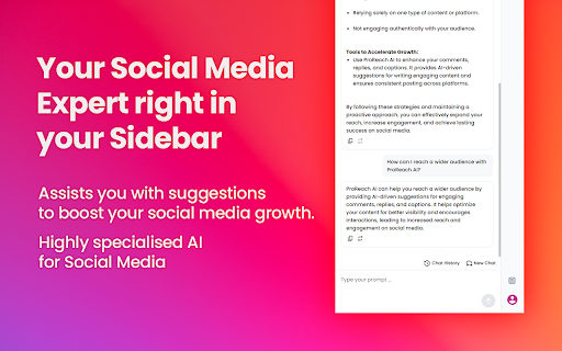 Social Media AI Assistant - ProReach AI screenshot 2
