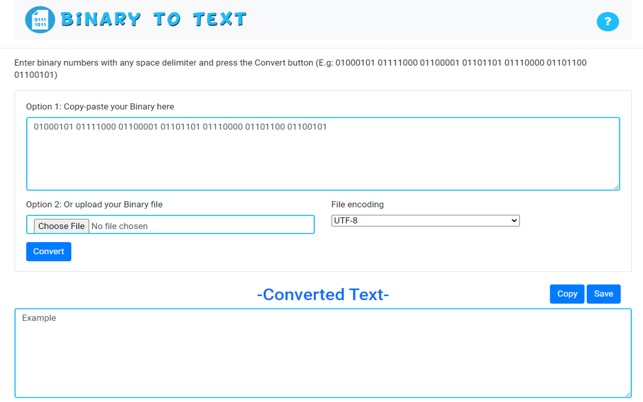 Binary to Text Preview image 1