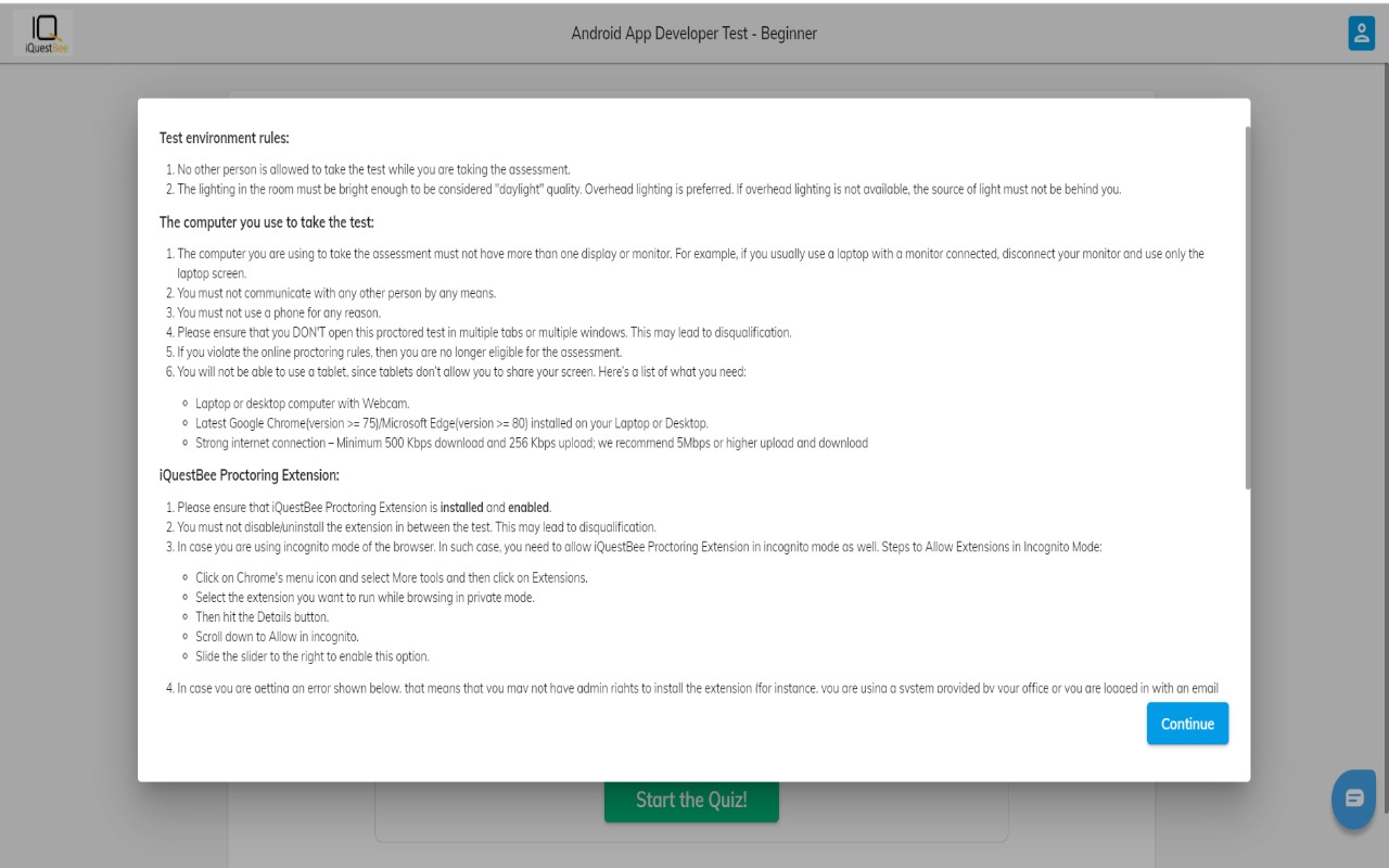 iQuestBee Proctoring Preview image 0