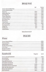 Terry's Kitchen menu 1