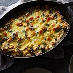 Extra-Cheesy Spinach-Artichoke Dip was pinched from <a href="https://food52.com/recipes/78343-extra-cheesy-spinach-artichoke-dip" target="_blank" rel="noopener">food52.com.</a>