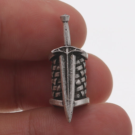 Title 4, Angel Sword Beard Beads All-match DIY Ornament ...