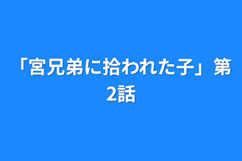 「宮兄弟に拾われた子」第2話