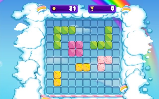 Gummy Blocks Game chrome extension