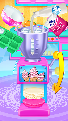 Screenshot Rainbow Ice Cream Sandwiches