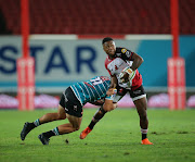 Wandisile Simelane in the Lions' Super Rugby Unlocked match against Griquas at Ellis Park. 