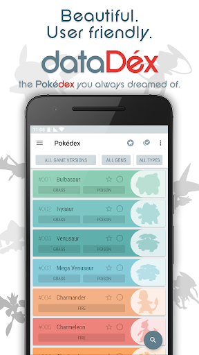 dataDex - Pokédex for Pokémon