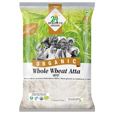 24 Mantra Organic 7 Grain Atta - 1 kg