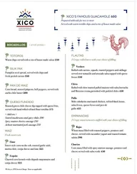 Xico menu 6