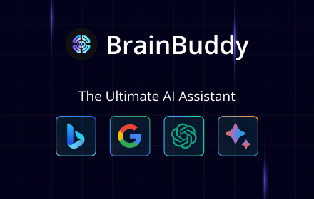 BrainBuddy: AI Assistant with ChatGPT & Bard small promo image